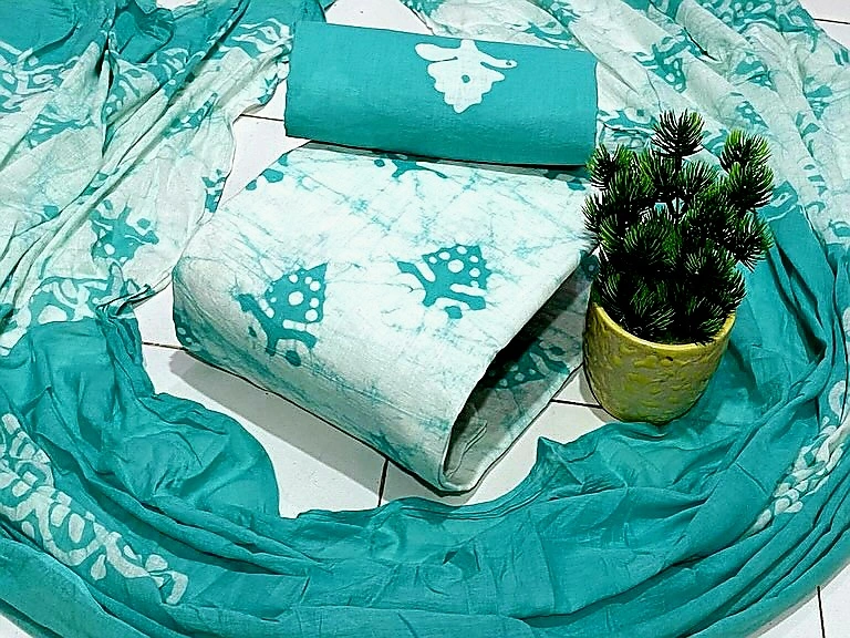New Unstitched Batik Three Piece Collection For Women