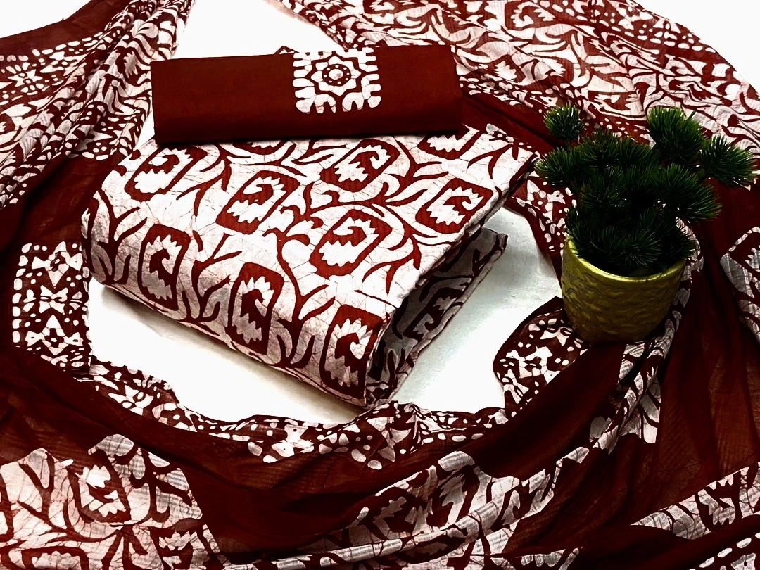 New Unstitched Batik Three Piece Collection For Women