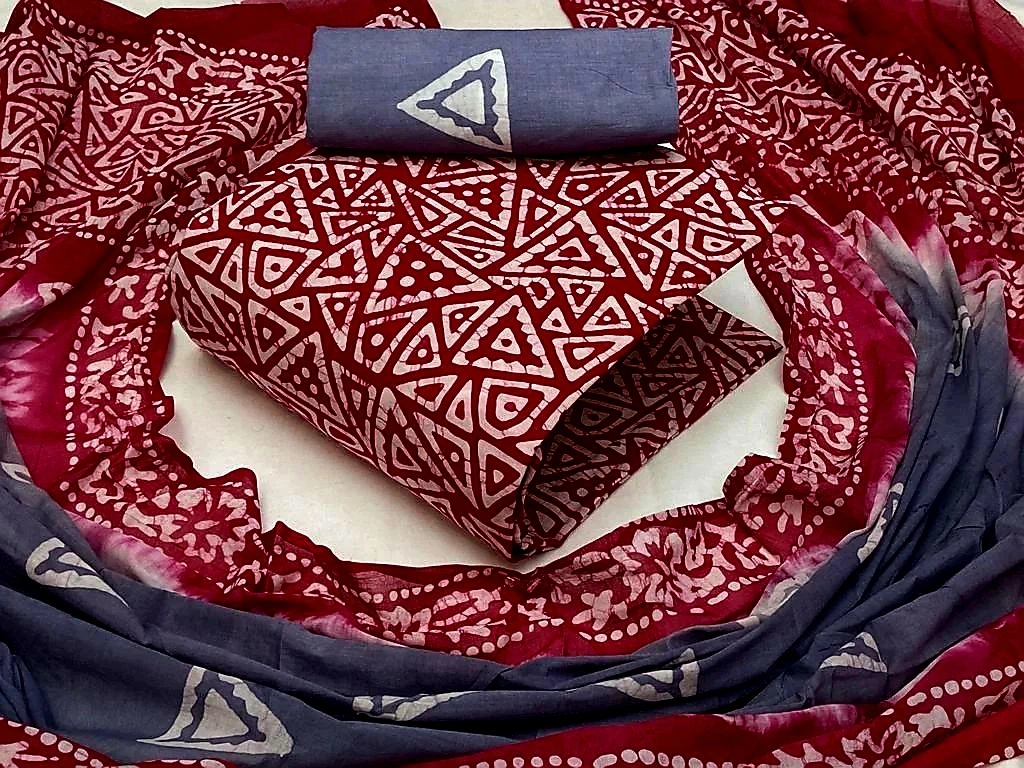 New Unstitched Batik Three Piece Collection For Women