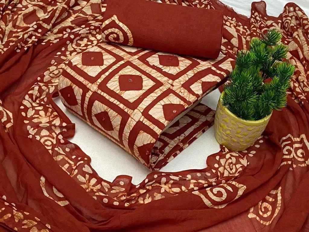 New Unstitched Batik Three Piece Collection For Women