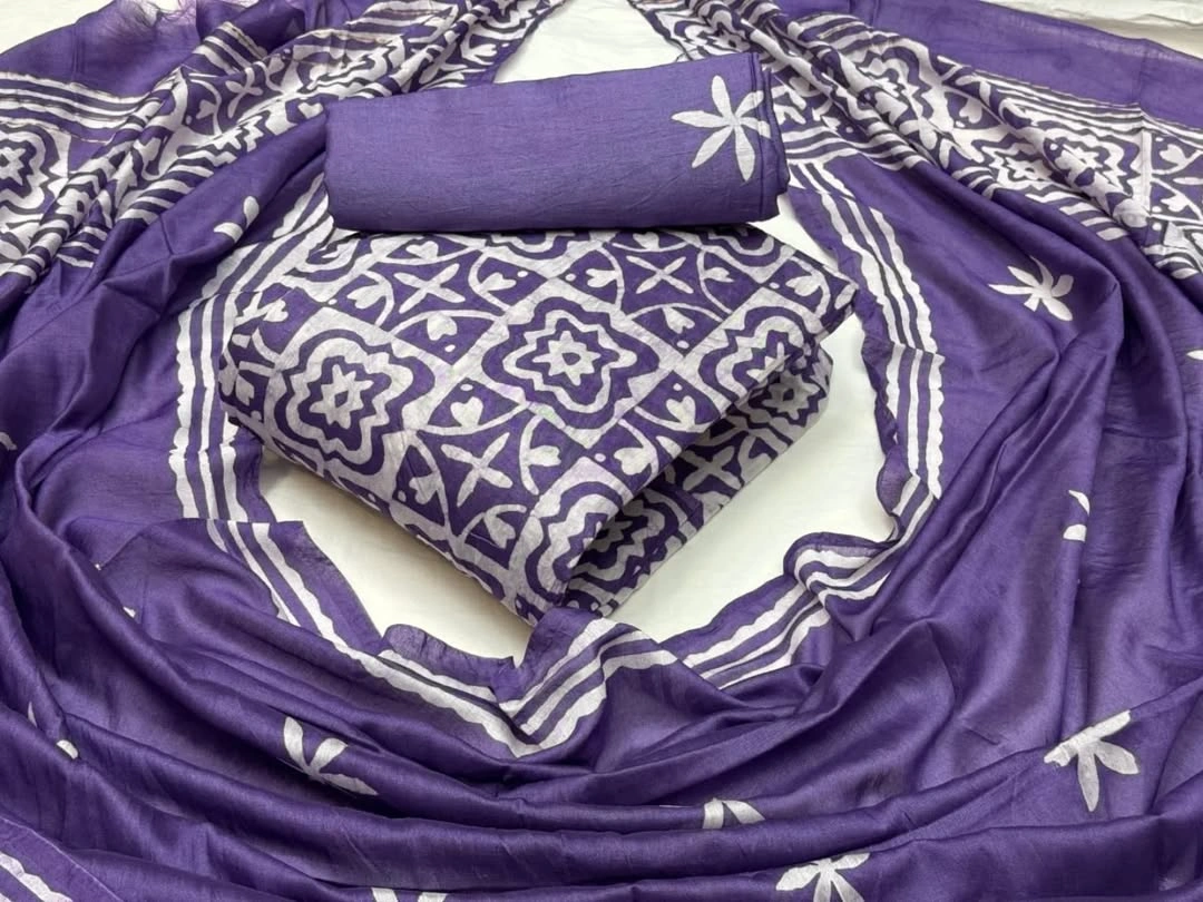 New Unstitched Batik Three Piece Collection For Women