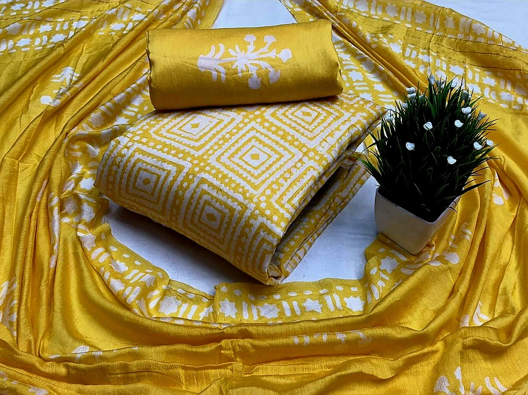 New Unstitched Batik Three Piece Collection For Women