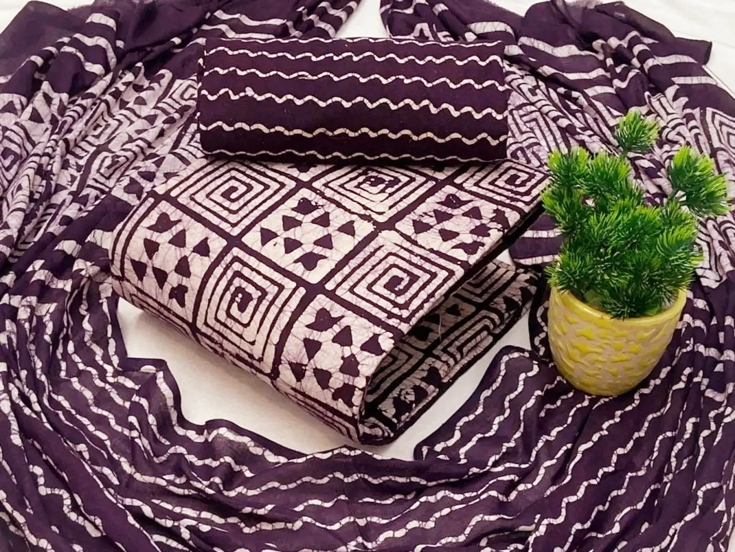 New Unstitched Batik Three Piece Collection For Women