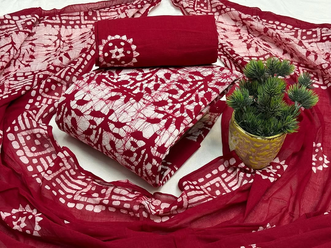 New Unstitched Batik Three Piece Collection For Women